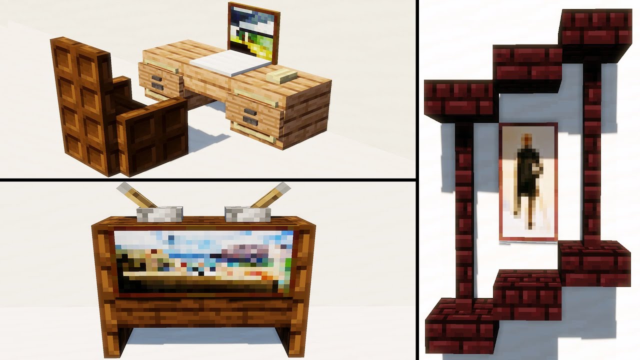 3 ДЕКОРАЦИИ В МАЙНКРАФТ ДЛЯ ДОМА!