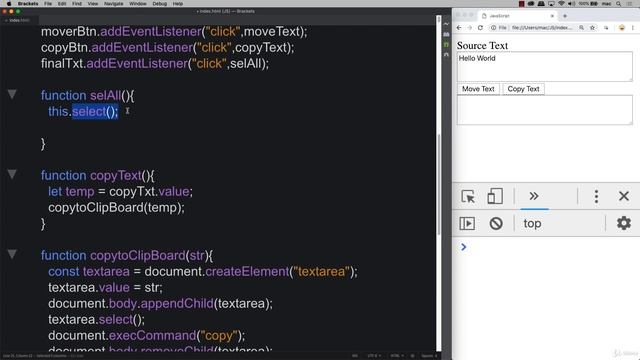 55 Modern JavaScript 40 004 Clipboard app final tweak смотреть онлайн
