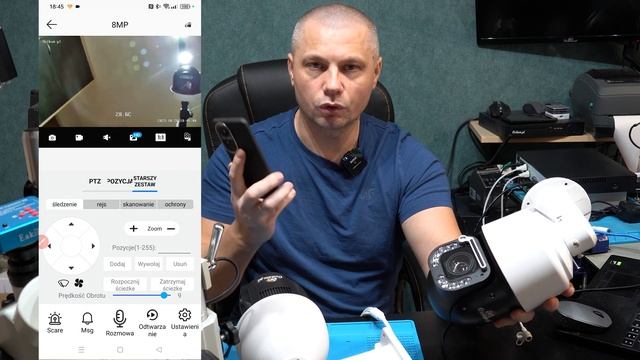 Test Kamer IP: 30x Zoom Optyczny 10 cyfrowy, Czujnik Temperatury, Wycieraczka, Ozikam-ACW-300 i 301 смотреть онлайн