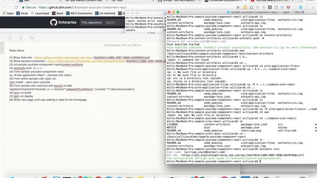 Watson Content Hub - React Site And Component смотреть онлайн