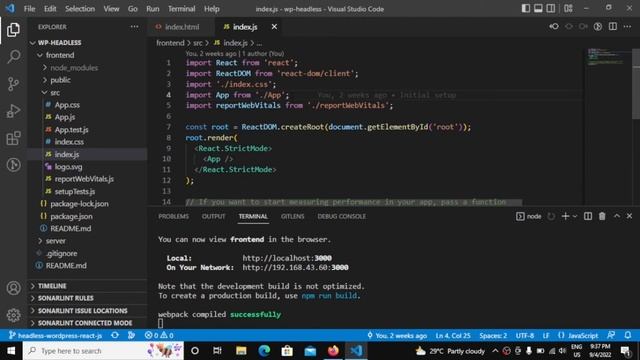 Folder Structure and Creating Component - Headless WordPress with React Js | Ep - 2 смотреть онлайн
