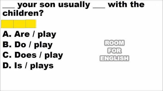 Simple Present Tense Quiz 13 - Simple Present Quiz - Simple Present Exercise смотреть онлайн