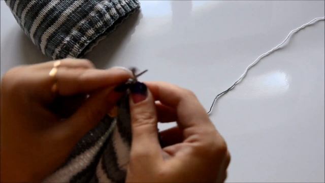 Детская шапочка из секционной пряжи