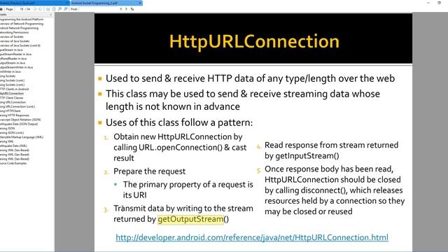 Android Lecture 5.9 - HTTLClientClass смотреть онлайн