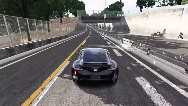 Toyota Supra A90 FT-1 Concept Shuto Expressway C1 Inner Assetto Corsa GamePlay смотреть онлайн