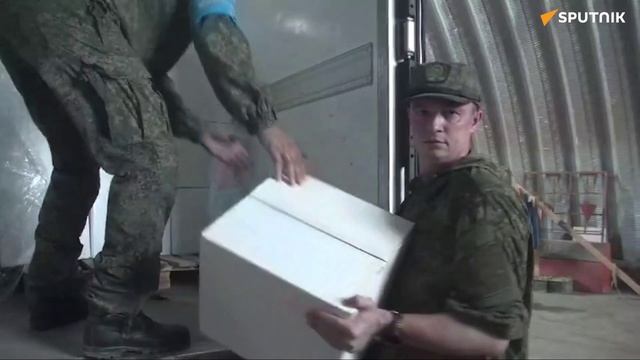 Российские миротворцы доставили гуманитарный груз для населения Нагорного Карабаха смотреть онлайн