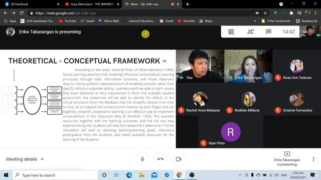 ONLINE RESEARCH DEFENSE (COLLEGE) PRESENTER: ERIKA TABARANGAO смотреть онлайн