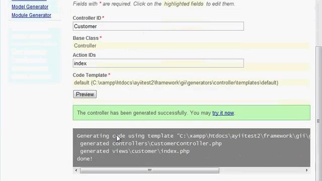 Yii Developer's Tutorial Part 3-3 (7 of 9 in series) смотреть онлайн
