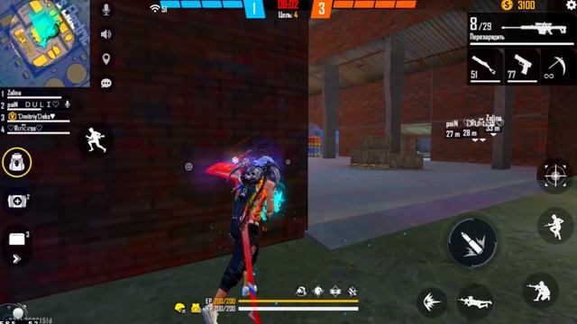ДЕВУШКИ УМЕЮТ ИГРАТЬ В ФФ? АФК ПРАНК В РАНГ ОТРЯДЕ ФРИ ФАЕР / Free Fire смотреть онлайн