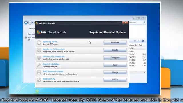 How to repair AVG® Internet Security 2013 in Windows® 7 смотреть онлайн