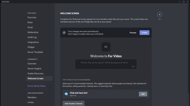 Discord How To Make a Welcome Screen and Announcement Channel (Community Servers) смотреть онлайн