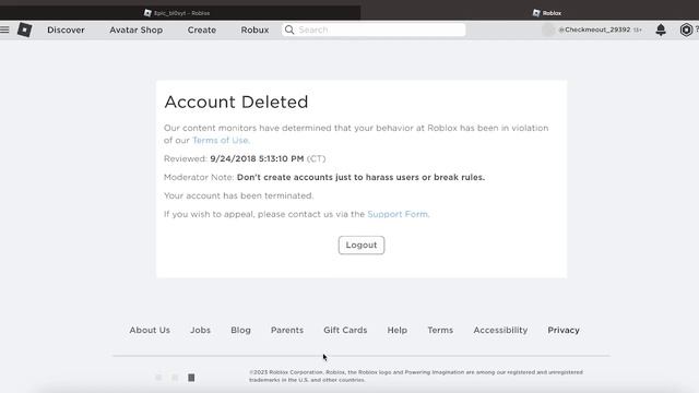 Logging into a BANNED ROBLOX Account... смотреть онлайн