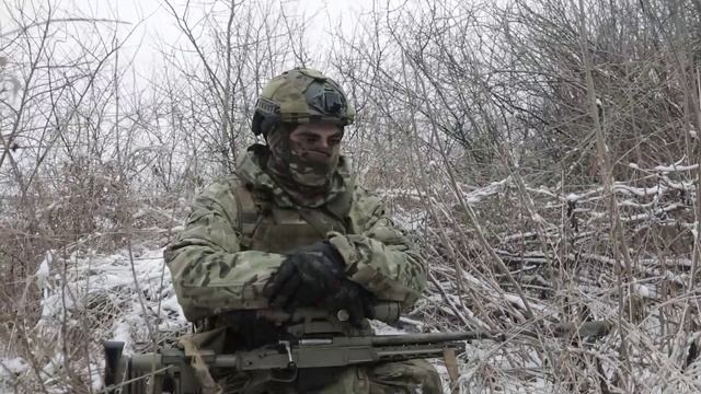 Боевая работа снайперов 1-й гвардейской танковой армии на Купянском направлении смотреть онлайн