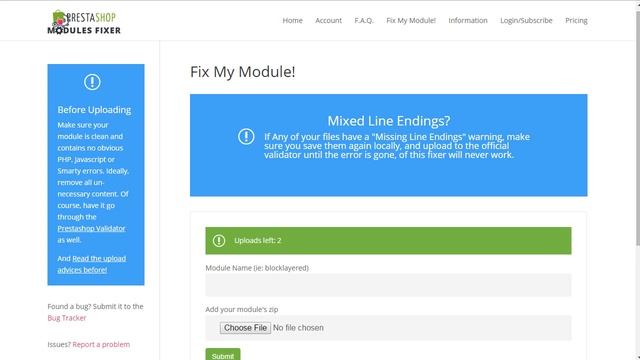 Prestashop Modules Fixer Demo смотреть онлайн