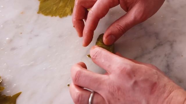 How to Make Dolmades | Stuffed Grape Leaves смотреть онлайн