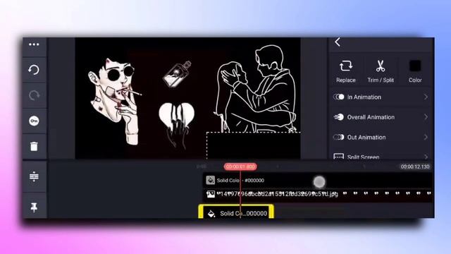 Sad Glowing Rain Effect Status Editing Kinemaster Node Video Lyrics Editing смотреть онлайн