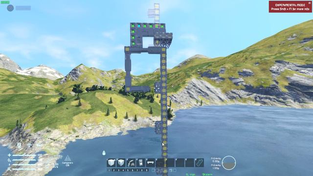 Space Engineers. Creative concept. Self building conveyor system. смотреть онлайн