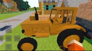 СЛИВ МТЗ 82.1 ДЛЯ МАЙНКРАФТ ПЕ! ТРАКТОРА МТЗ ДЛЯ МАЙНКАРФТА! MINECRAFT BEDROCK/TRACTOR