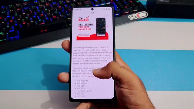 Vivo FuntouchOS 14 Update | Vivo Android 14 Update For Vivo V20,V23e,V25 Pro,T1x,T1 5G,V21,T2x,V27