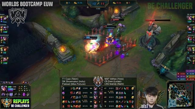 SHOWMAKER vs VETHEO *SUPER STACKED GAME!* - DK Showmaker Irelia vs MSF Vetheo Yone! смотреть онлайн