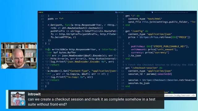 Adding support for golang server to Stripe Sample for Checkout смотреть онлайн