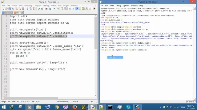 How to use WordNet in Python смотреть онлайн