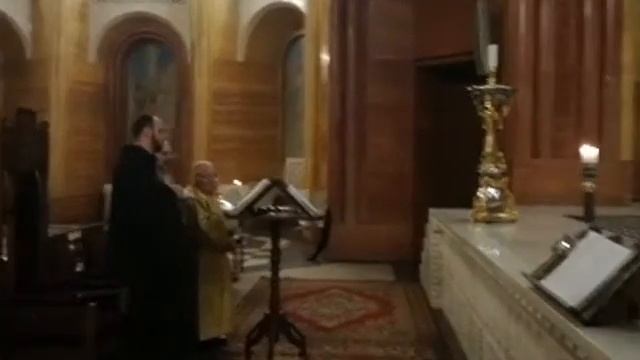 Вечерняя служба в ААЦ г. Москвы. День Св. Антония Великого, Трифона, Парсама и Онуфрия