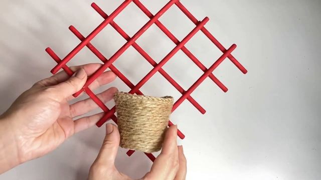 Идея из ДЖУТА и ПАЛОЧЕК своими руками смотреть онлайн