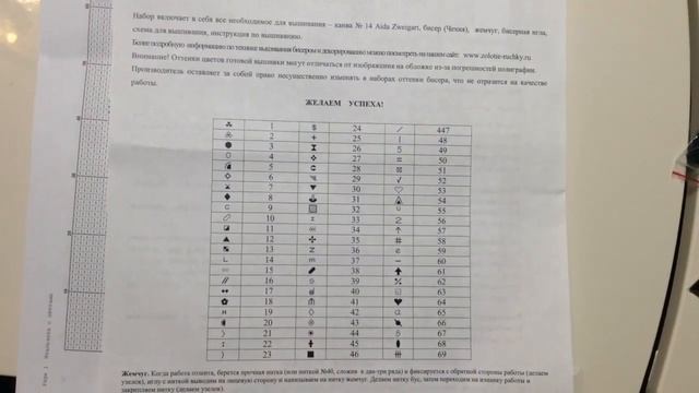 Золотые ручки. Обзор набора «Итальянка с цветами». Вышивка бисером.