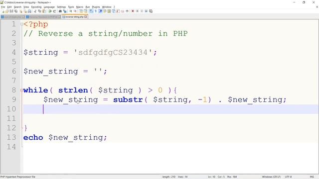 Reverse Number. Reverse String | Reverse String in PHP | Write a PHP program to reverse given numbe смотреть онлайн
