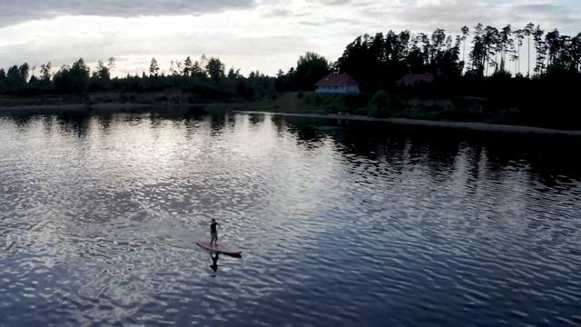 [4K] SUP серфинг на Волге смотреть онлайн