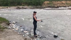 АРХЫЗ - Первая рыбалка на горной реке