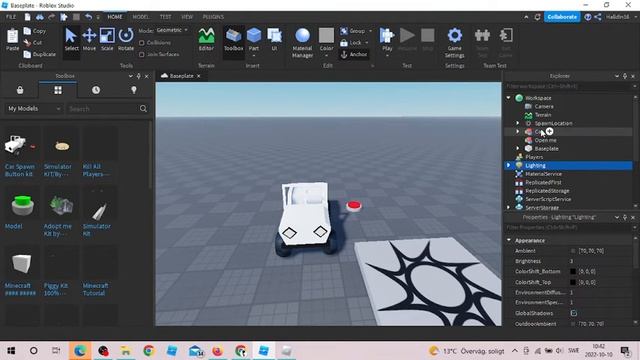 how to build Car Spawn Button (Roblox Studio) смотреть онлайн
