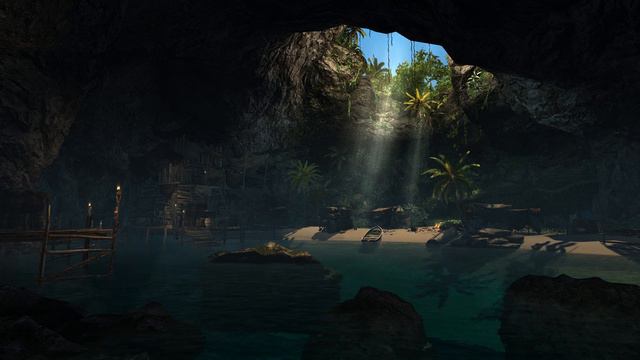 The Smuggler's Hideout - (AC Black Flag) - [Live Wallpaper] 4K смотреть онлайн