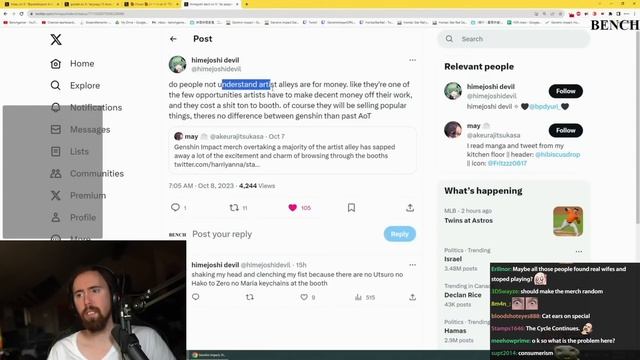 Has Genshin Impact Ruined Conventions? | Asmongold Reacts смотреть онлайн