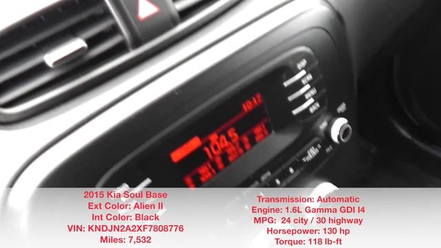 DAILY UPLOAD 2015 Kia Soul Base Stock #808776 смотреть онлайн