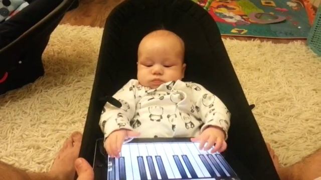 Прикол Самый юный пианист/ Little Pianist