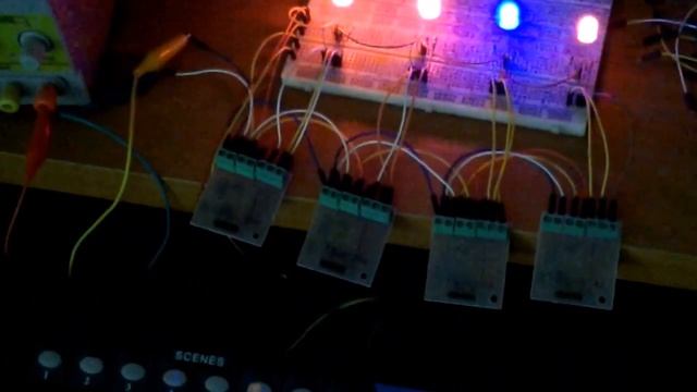 ทดสอบ DMX512 MASTER กับ uRGB 3ช่อง 4บอร์ด смотреть онлайн