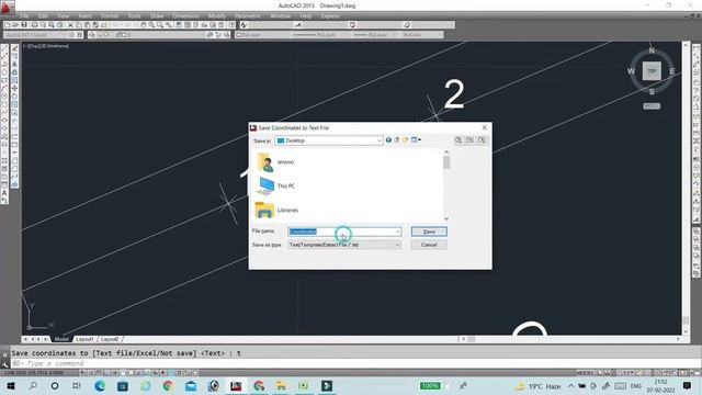 How to Create Center line coordinates on Text fike in AutoCAD смотреть онлайн