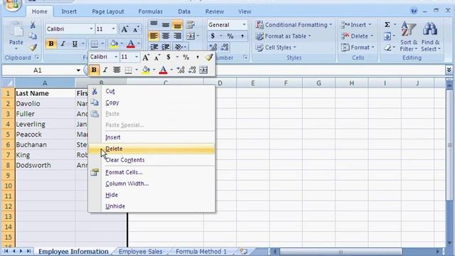 Excel 2007: Combine contents of multiple cells into 1 cell смотреть онлайн