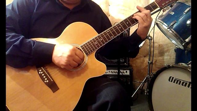 Видеоурок на гитаре Afric Simone Hafanana