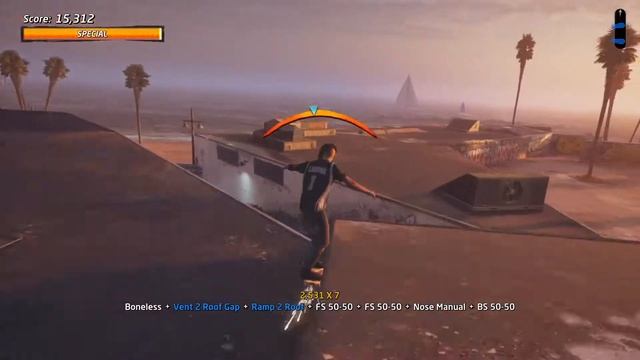 THPS 1 + 2 Get There (Hard) From the Roof! Challenge смотреть онлайн