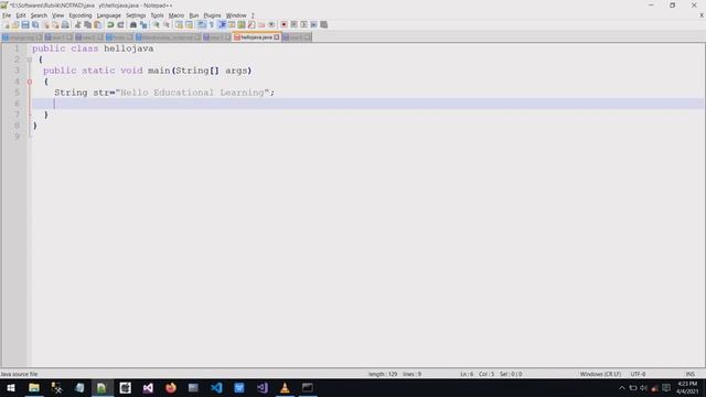Java String Introduction | Declaration of String | syntax for declare variable | program explanatio смотреть онлайн