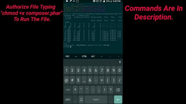 Termux PHP Composer Installing смотреть онлайн