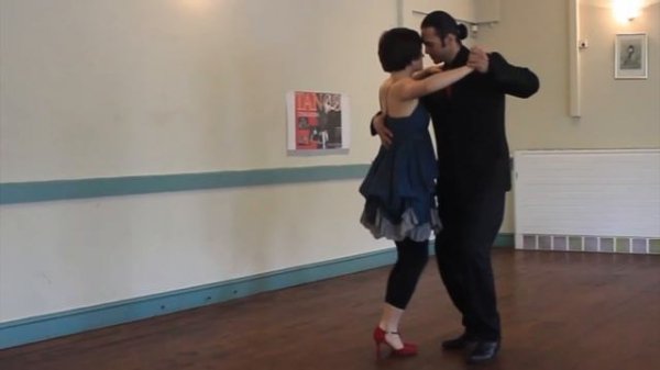 Tango step  - Passo de tango  -Sandwich com Voleio