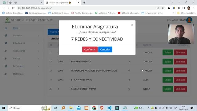 SISTEMA DE GESTION DE ESTUDIANTES PYTHON - DJANGO??️? смотреть онлайн