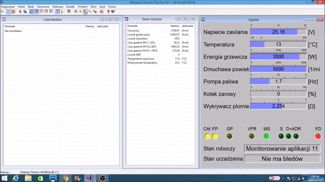 Webasto AT 3500 ST Mercedes Actros Gdańsk