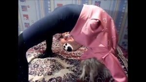 МОЯ ГИМНАСТИКА: СТОЙКА НА ГОЛОВЕ,ШПАГАТЫ МОСТИК