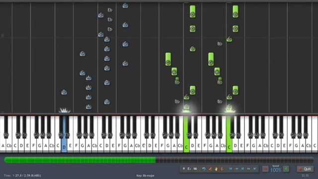 Synthesia - Daytime in Back Yard (Horde) Piano Solo смотреть онлайн