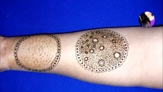 Full Hand Easy Mehndi Trick With Circle Comb | Simple Dots Mehndi For Beginners | mehndi designs смотреть онлайн